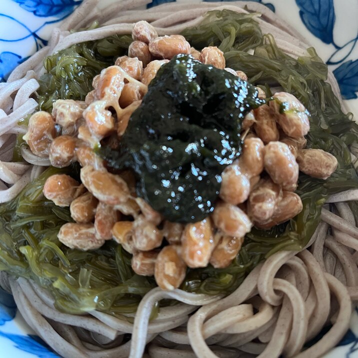 納豆めかぶネバネバそば